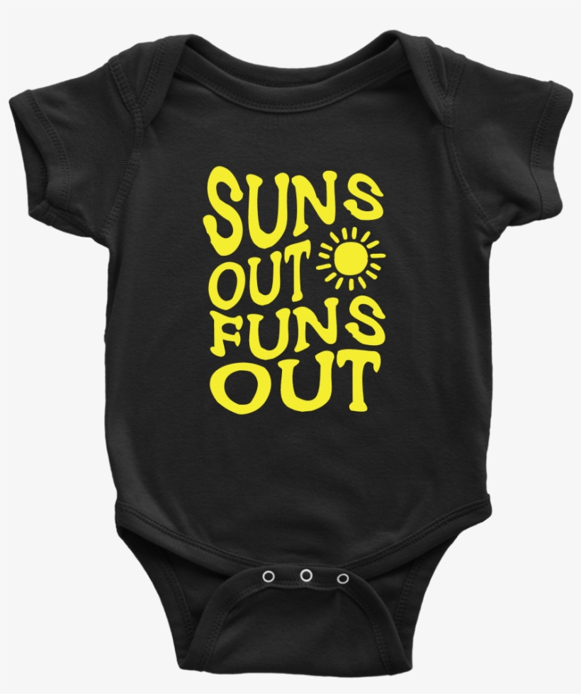 Suns Out Funs Out Baby Onesie - Escaped From Azkaban Png, transparent png #6019644