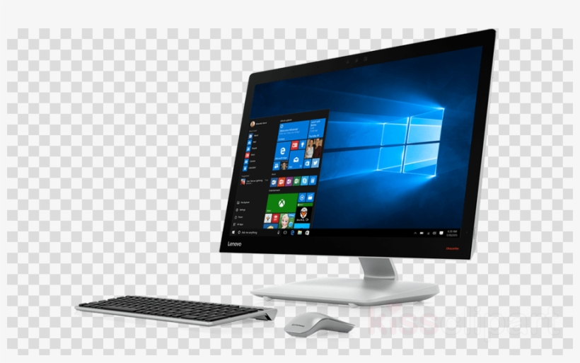 Lenovo Aio 910 Clipart All In One Lenovo Desktop Computers - Dell Inspiron 15.6" 2-in-1 Laptop - I7, 16gb Ram, 512gb, transparent png #6020111