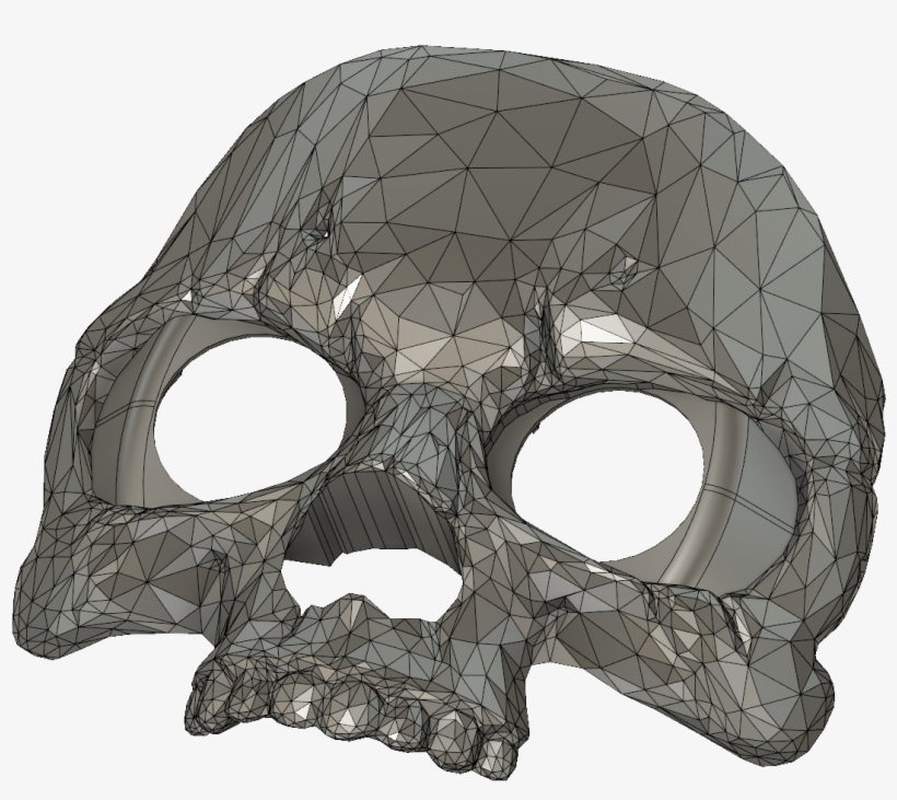 1 / 2 • 3d Model Of The Skull - Skull, transparent png #6020977