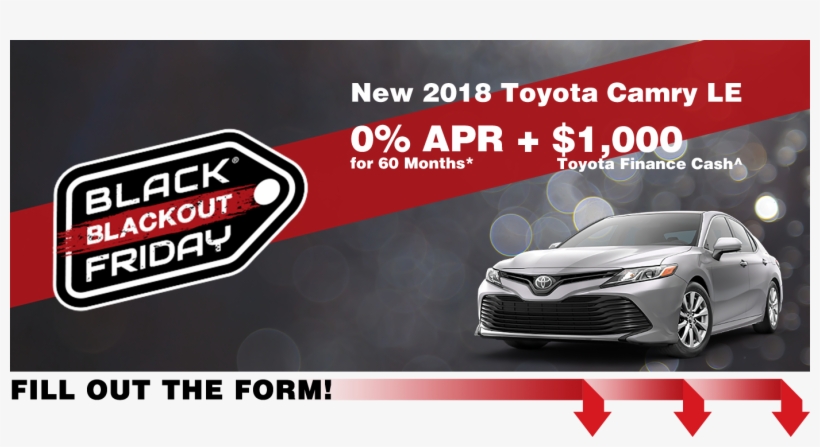 It's That Time Of The Year Again - Toyota Black Friday Deals 2018, transparent png #6021154