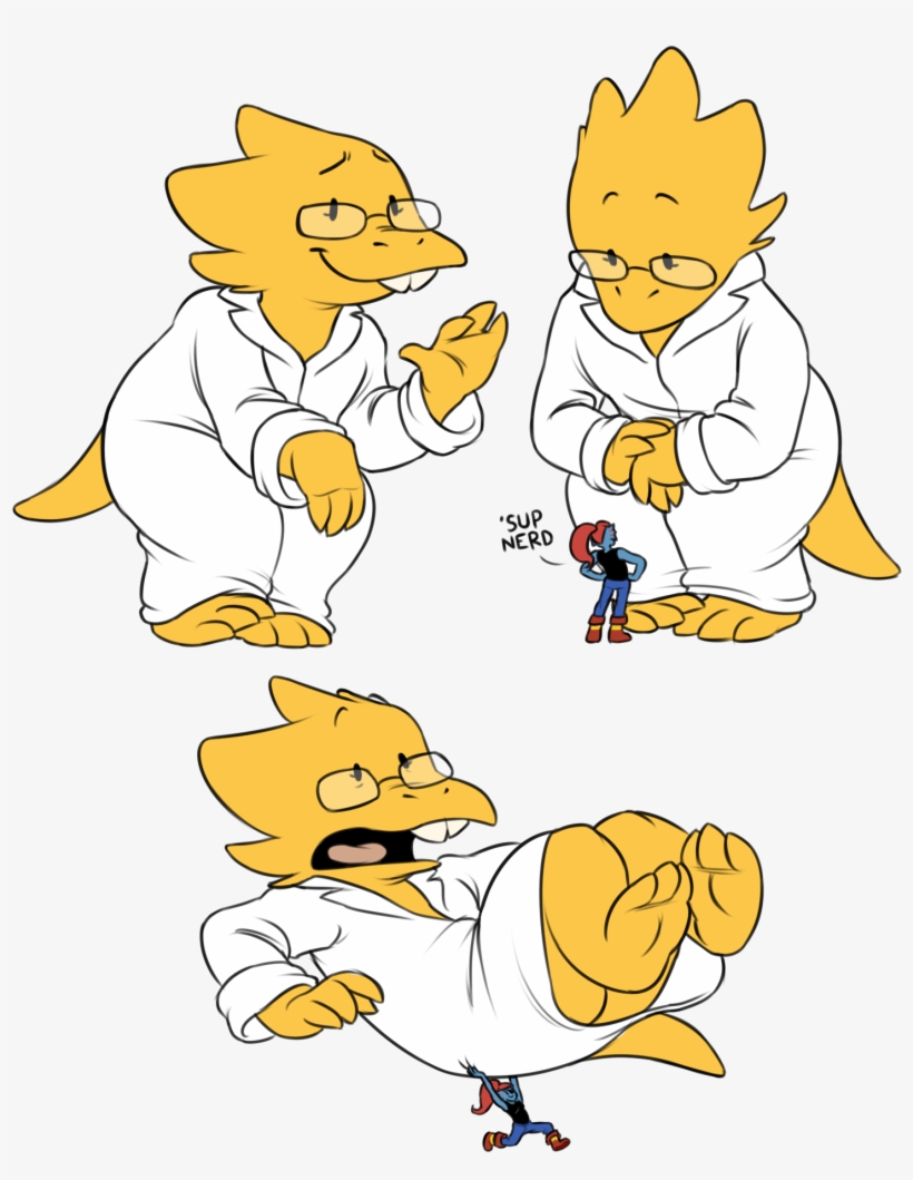 Giant Alphys - Undertale Giant Alphys, transparent png #6021925