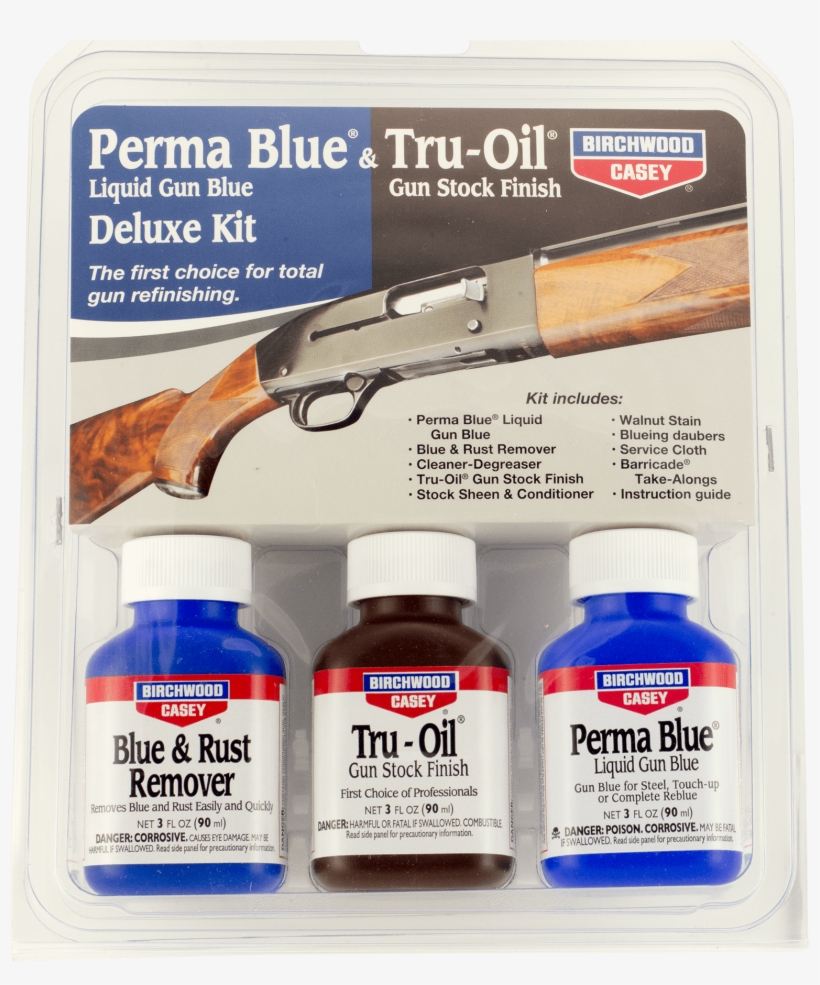 Birchwood Casey Perma Bule & Tru-oil Deluxe Kit, transparent png #6022181