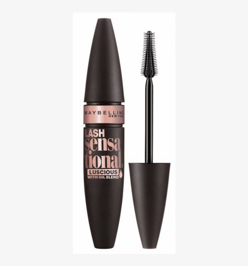Maybelline Lash Sensational Luscious Mascara Very Black - Maybelline New York Lash Sensational Luscious Washable, transparent png #6022826