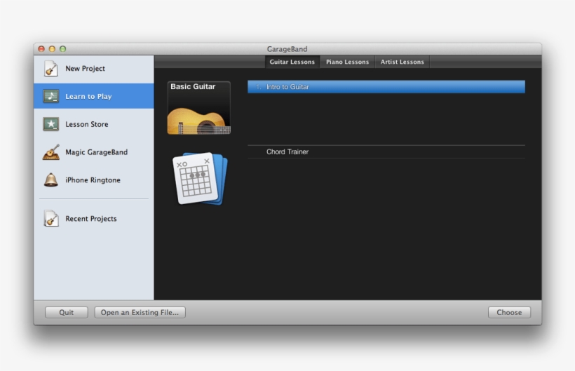 Use Garageband's “learn To Play” - Garageband, transparent png #6024985