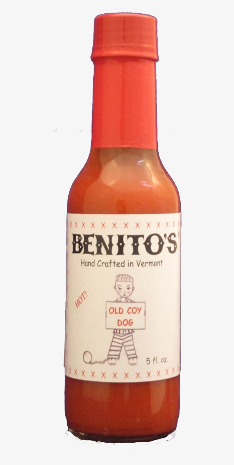 Benito's Old Coy Dog “hot” Hot Sauce - Dog, transparent png #6026127