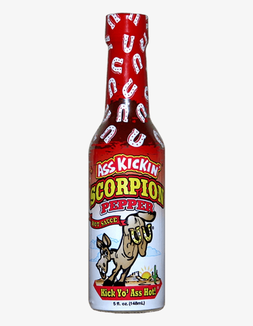 Ass Kickin' Scorpion Pepper Hot Sauce, transparent png #6026245