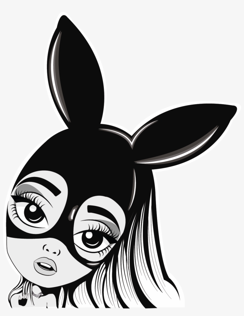 Arianagrandevevo - Transparent Cartoon Ariana Grande Dangerous Woman Png, transparent png #6027306