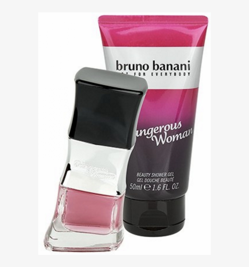 Bruno Banani Dangerous Woman Edt & Showergel - Bruno Banani Dangerous Woman 20ml 0.67oz Gift Pack, transparent png #6027656