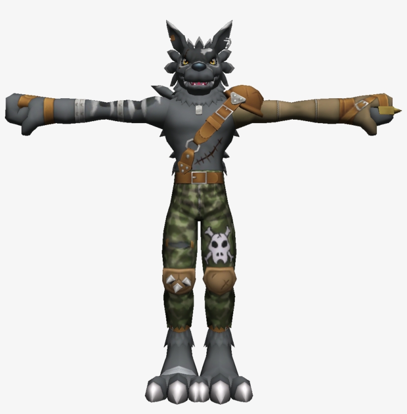 Weregarurumon - Gabumon, transparent png #6027854
