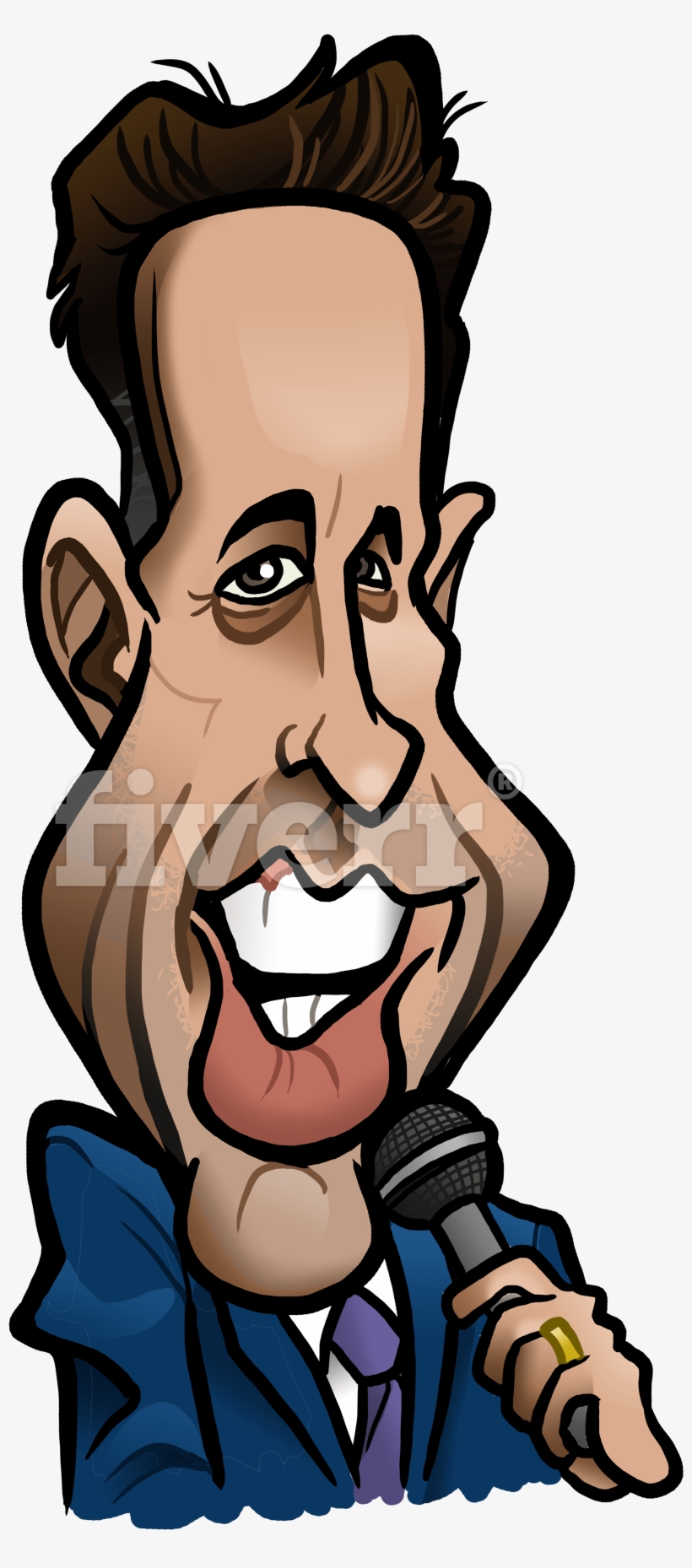 Graphic Black And White Draw A Caricature By - Cartoon, transparent png #6030708