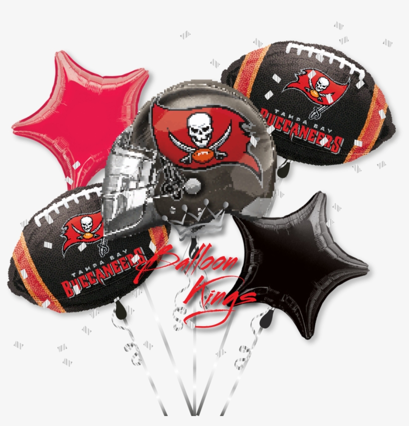 Buccaneers Bouquet - Black Star Balloon - Party Supplies & Decorations,, transparent png #6031393