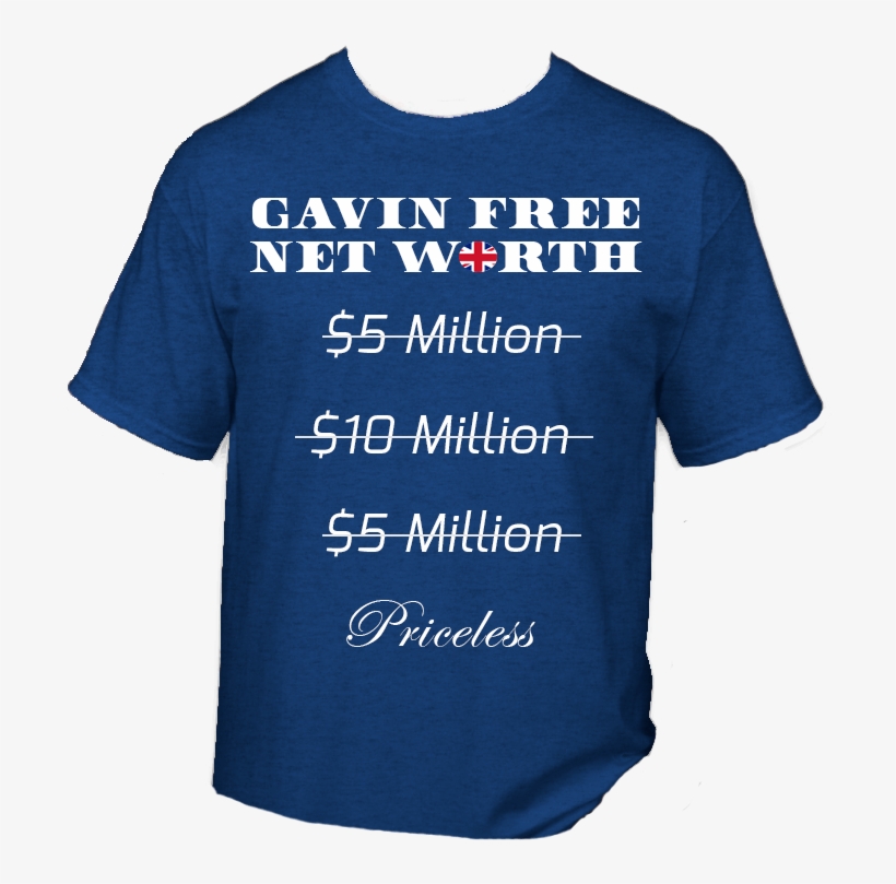 Gavin Free Net Worth - Shirt, transparent png #6031594