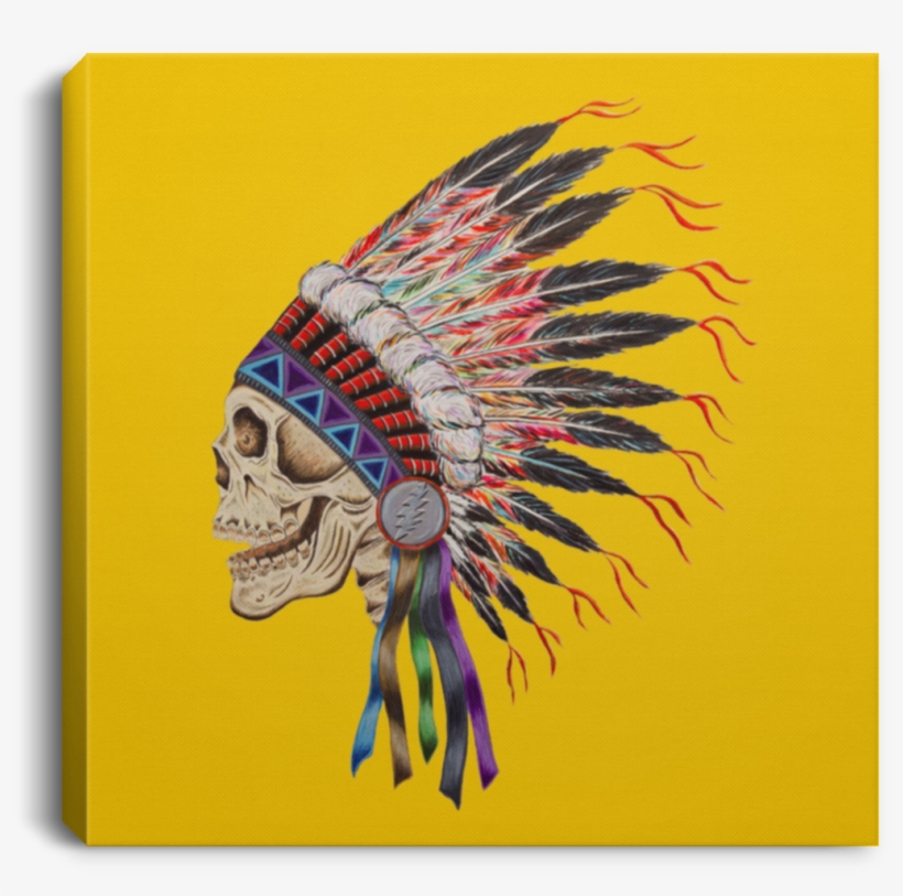 Spring 1990 Skull Square Canvas - Grateful Dead: Spring 1990-so Glad You Made It Cd, transparent png #6031824