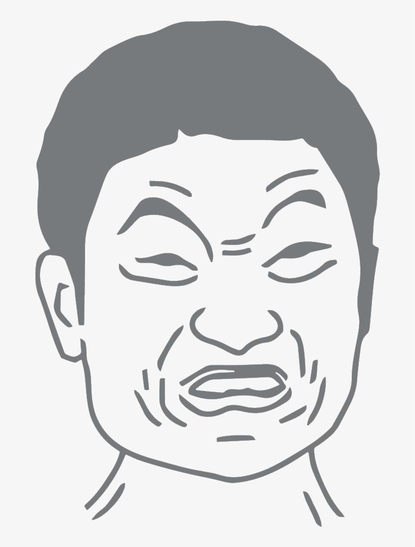 4 X - Meme Face, transparent png #6031947