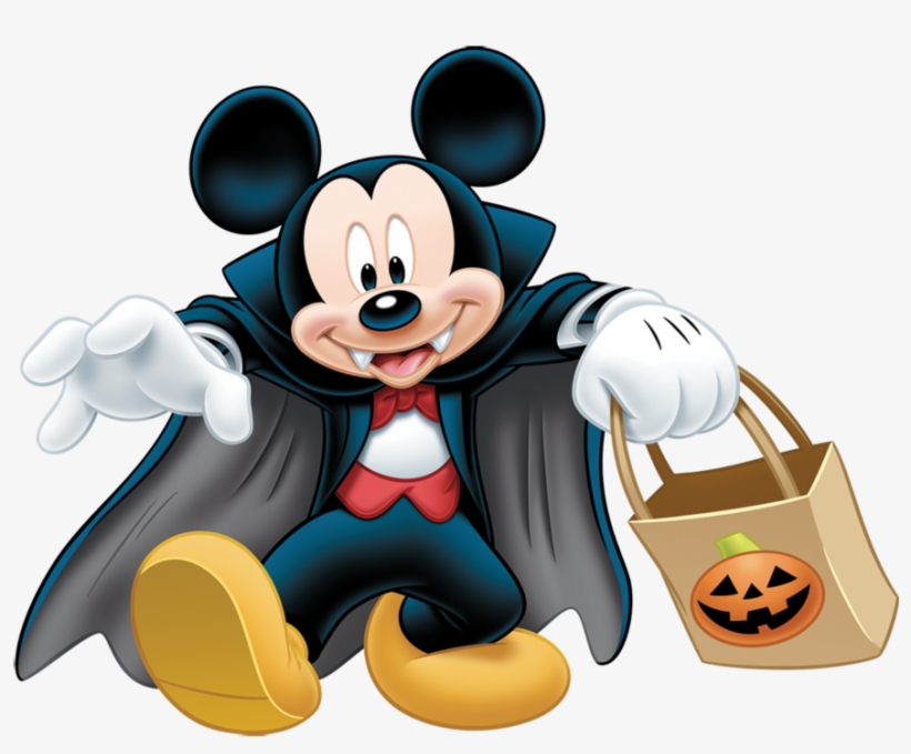 Mq Black Dracula Mickey Mickeymouse Disney Halloween - Mickey Halloween, transparent png #6032955