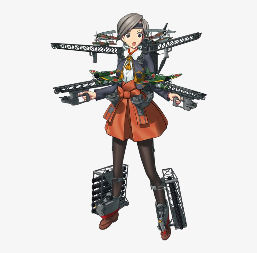 Long Life And Wandering Peregrine Falcon - Kancolle Chitose, transparent png #6033186