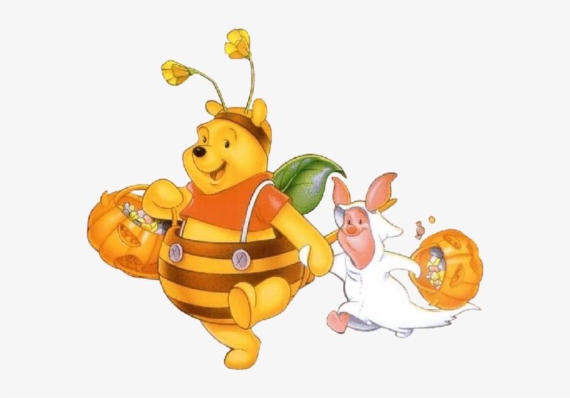 Disney Halloween Clip Art - Winnie The Pooh Halloween, transparent png #6033424