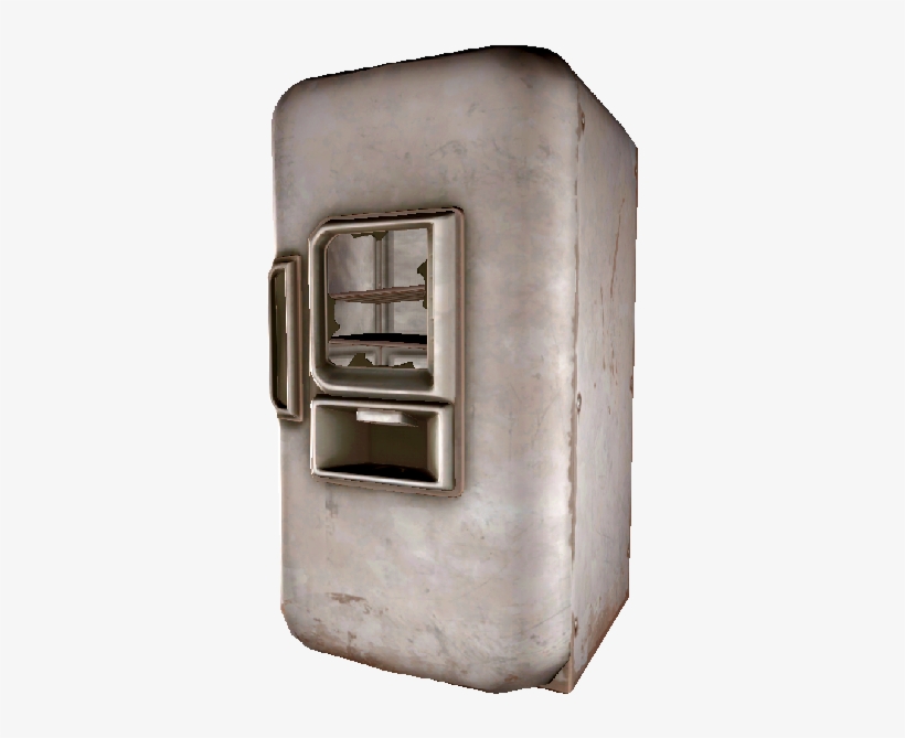 Fo4 Ruin Refrigerator Bare Metal - Refrigerator, transparent png #6033470