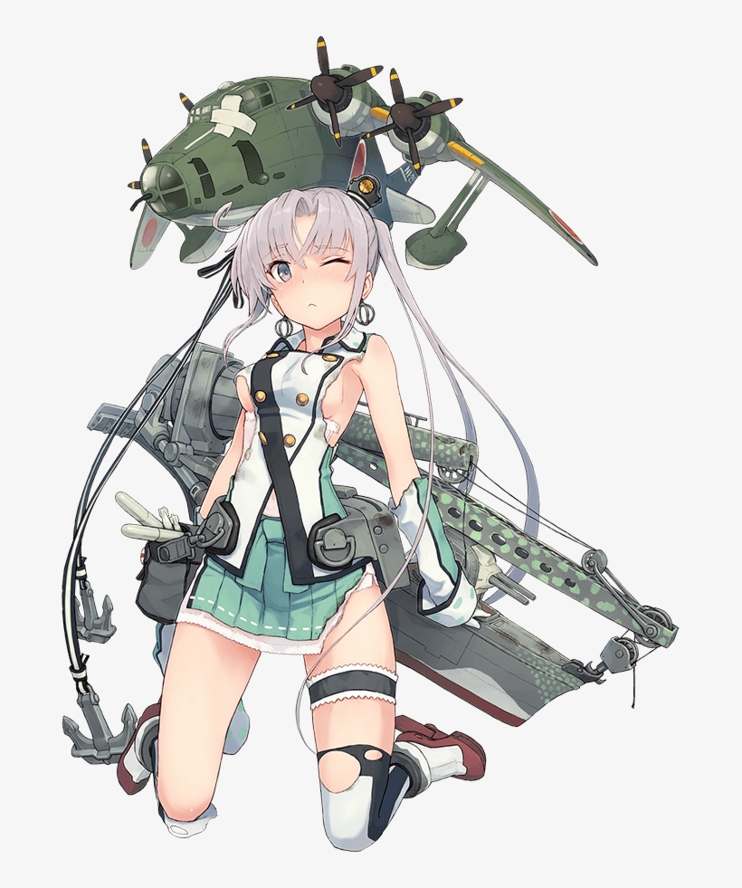Akitsushima Full Damaged - Kantai Akitsushima, transparent png #6033521