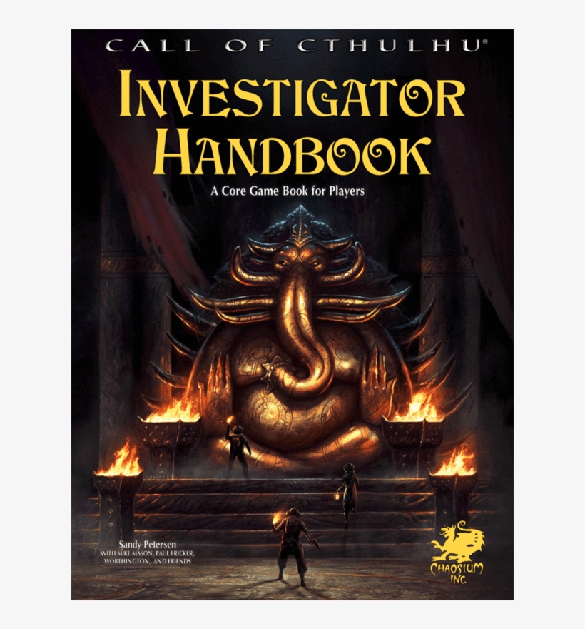 Call Of Cthulhu - Investigators Handbook Call Of Cthulhu 7th Edition, transparent png #6034009