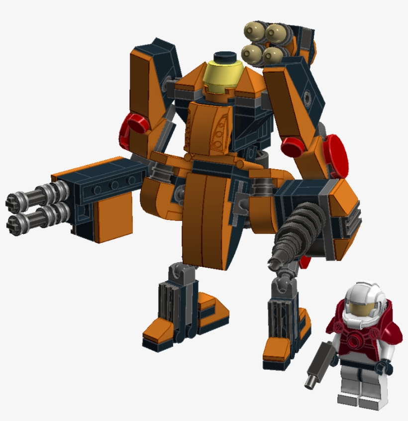 Fallout Inspired Lego Mechs - Lego Fallout 4 Robots, transparent png #6034064