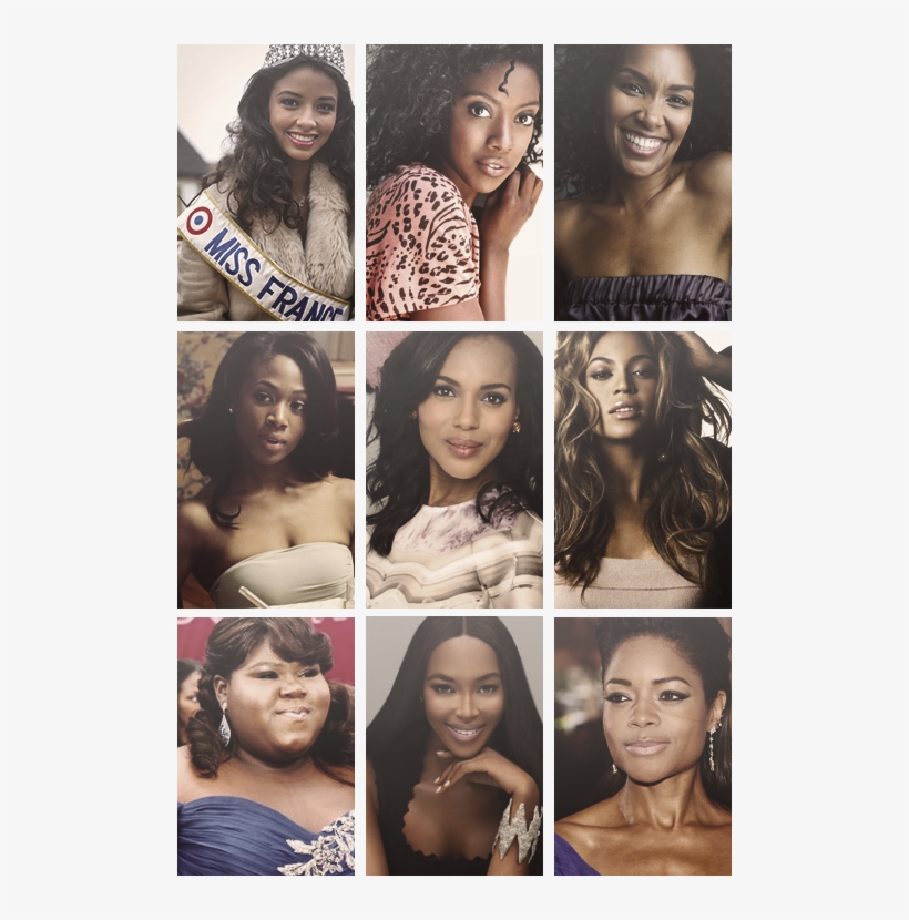 Rihanna Beyonce Raven Symone Naomi Campbell Amber Riley - Beyonce, transparent png #6034066