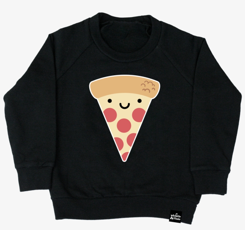 Kawaii Pizza Sweatshirt, transparent png #6034767