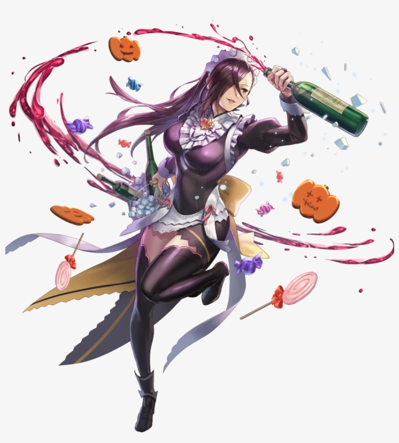 1girl Cuboon Fire Emblem Fire Emblem Heroes Fire Emblem - Fire Emblem Heroes Kagero Beverage, transparent png #6035199