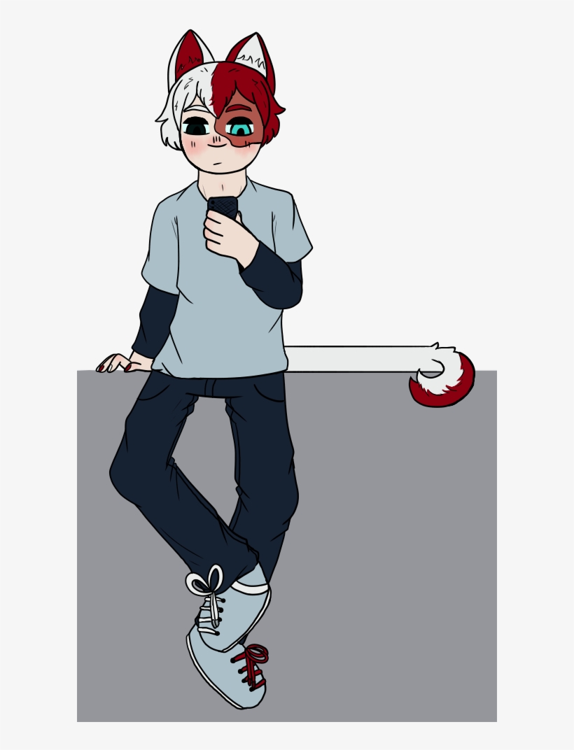 Bnha Todoroki Shouto Boku No Hero Academia Mha My Hero - Cartoon, transparent png #6036125