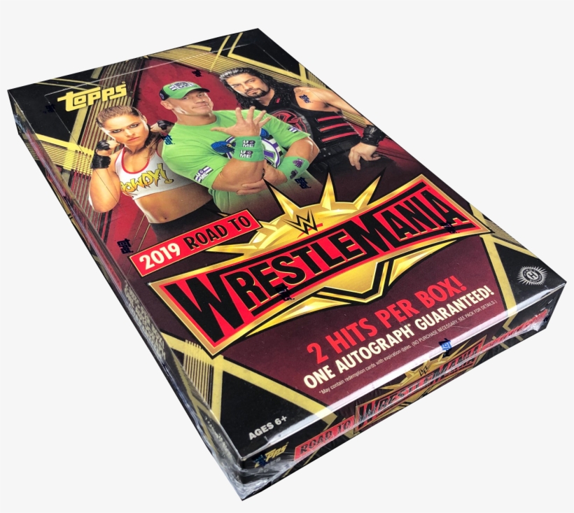 19 Topps Wwe Road To Wrestlemania - Flyer, transparent png #6036223