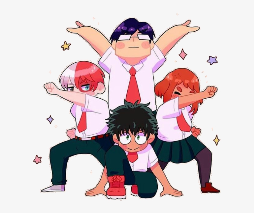 Bnha Bokunoheroacademia Dekusquad Todorokishouto Urarak - Cute Dekusquad, transparent png #6036518
