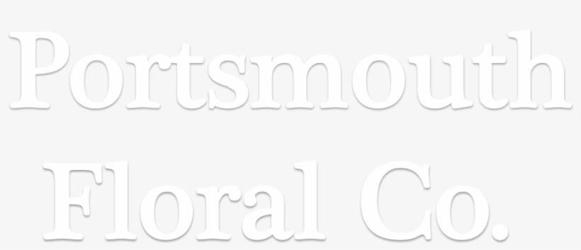 Portsmouth Floral Co - Calligraphy, transparent png #6036724