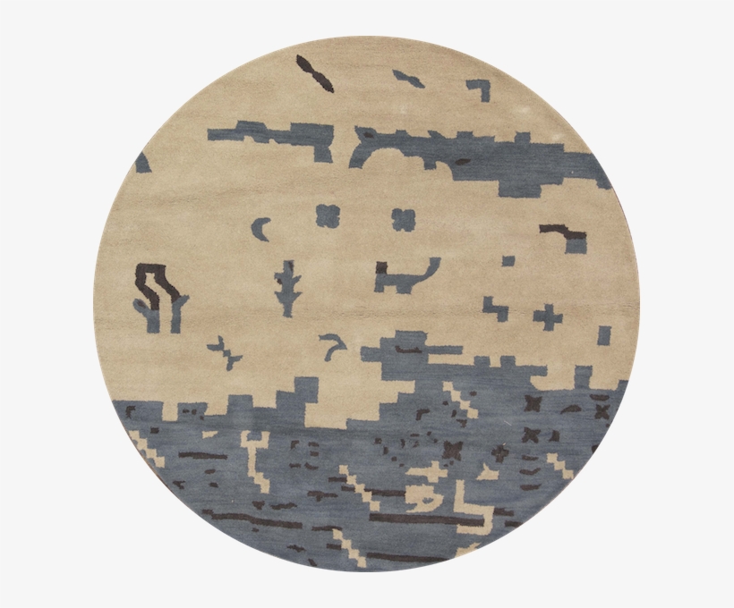 Modern Round Wool Rugs Ideas Contemporary Ivory, transparent png #6036877