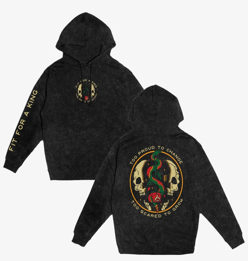 Split Skull Acid Hoodie - Sweatshirt, transparent png #6037474