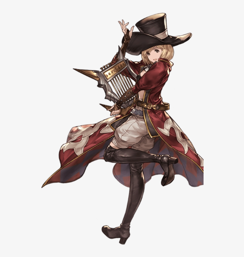 Djeeta Drawn By Minaba Hideo - Bard Character Art Granblue, transparent png #6038317