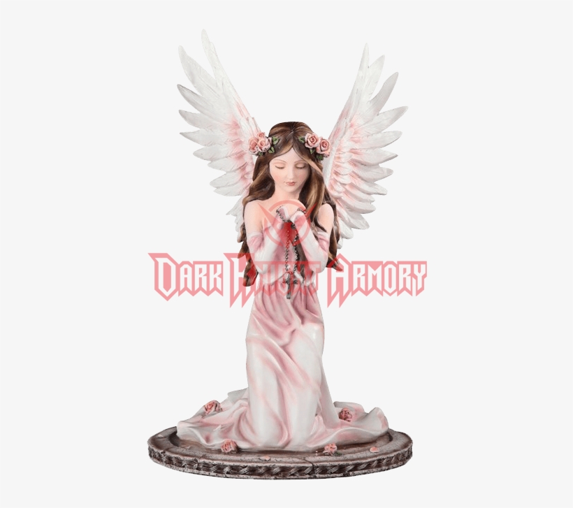 Praying Angel With Rosary - Prayer, transparent png #6038998