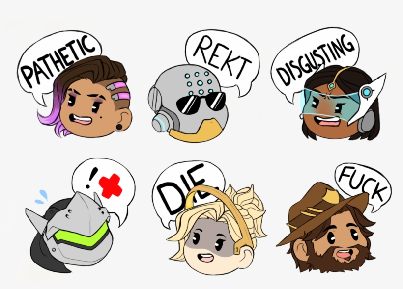 Made Some Stupid Emojis For A Discord Overwatch Server - Discord Emojis Overwatch, transparent png #6039279