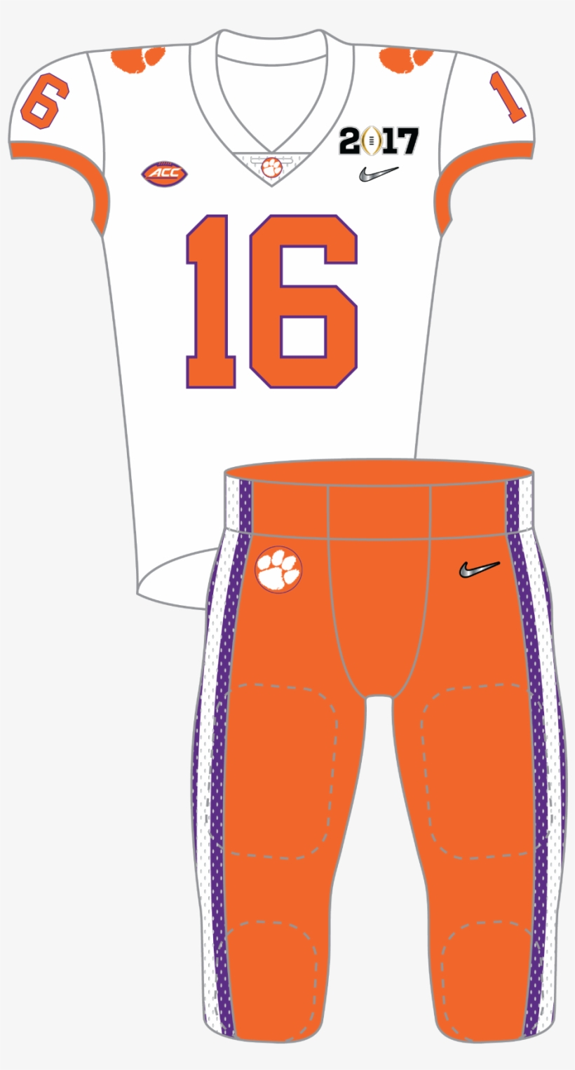 Clemson 2016 Playoff White - Syracuse, transparent png #6040299