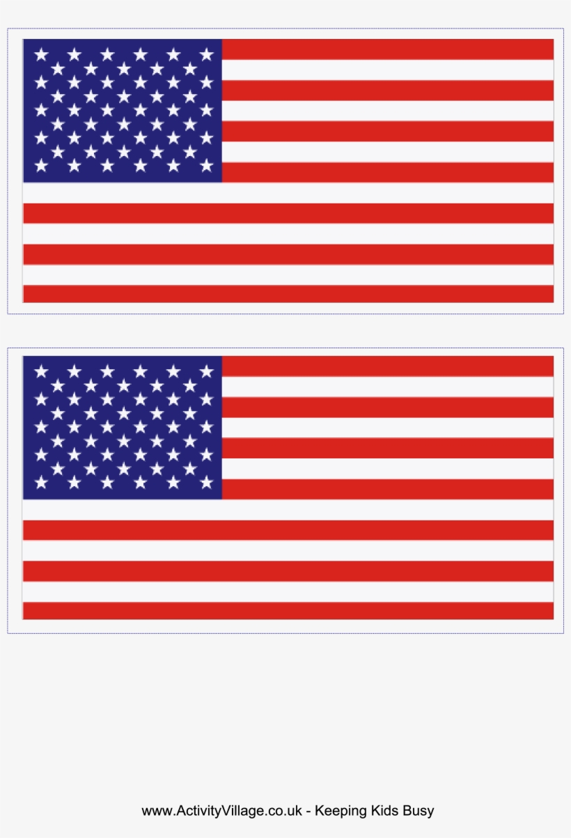 American Flag Template - Andrews Field, transparent png #6041008