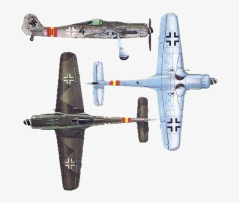 Focke-wulf Fw 190 Würger - Fw 190, transparent png #6041302