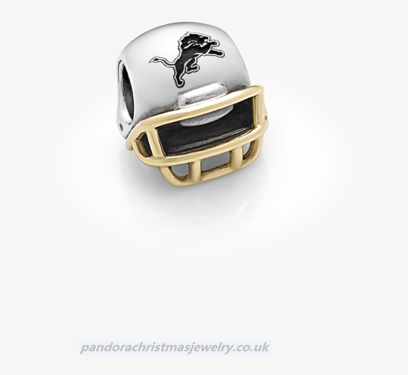 Pandora Detroit Lions Helmet Charms Up0218 - Falcons Pandora 2-tone Helmet Charm, transparent png #6041303