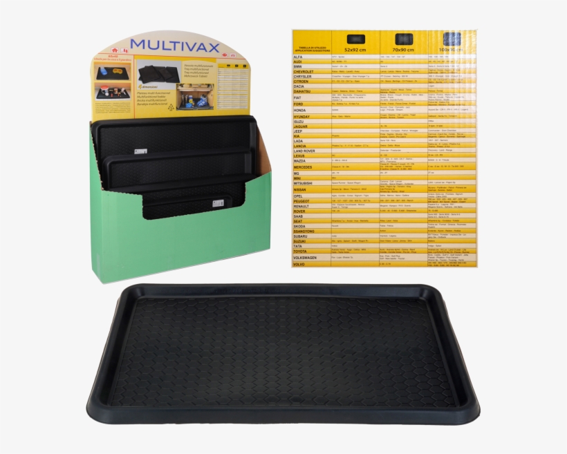 Csomagtartó Tálca Gumi 52x92cm, transparent png #6041458