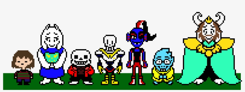 Undertale Family - Undertale Photo Pixel Family, transparent png #6041460