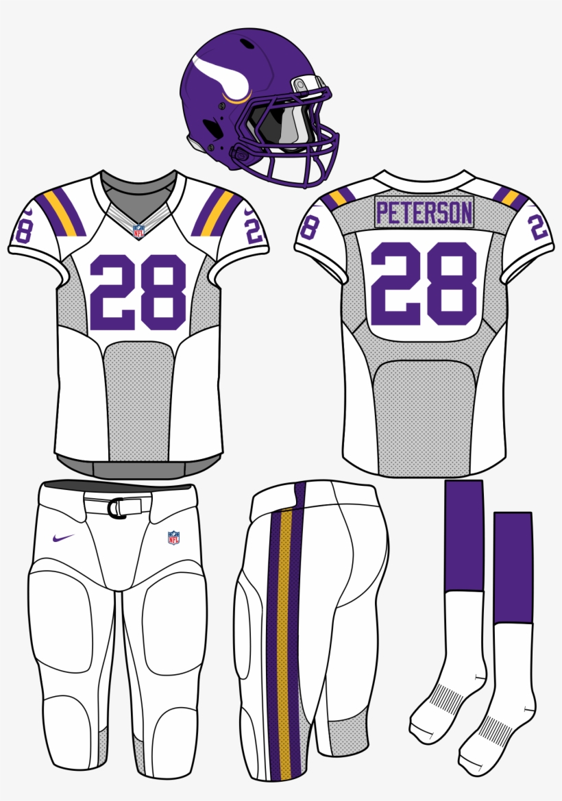 Nfl Throwbacks Ers Titans And Redskins Added Complete - Minnesota Vikings Concept Uniforms, transparent png #6041557