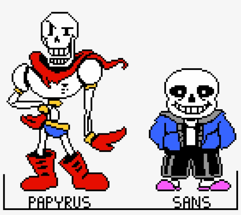 Papyrus Png Undertale Png Free Library - Minecraft Pixel Art Papyrus, transparent png #6041723