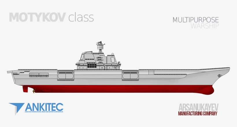 Arsanukayev Manufacturing Company Motykov Class A Multipurpose - Unbuilt Aircraft Carrier Plans, transparent png #6042020