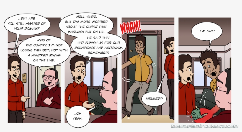 The Warlock Was Offended By George Wearing Nothing - Comics, transparent png #6042216