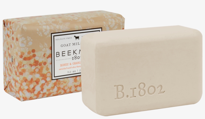 Honey & Orange Blossom Goat Milk Bar Soap - Beekman 1802 Goat Milk Soap Honeyed Grapefruit 9.0, transparent png #6042654