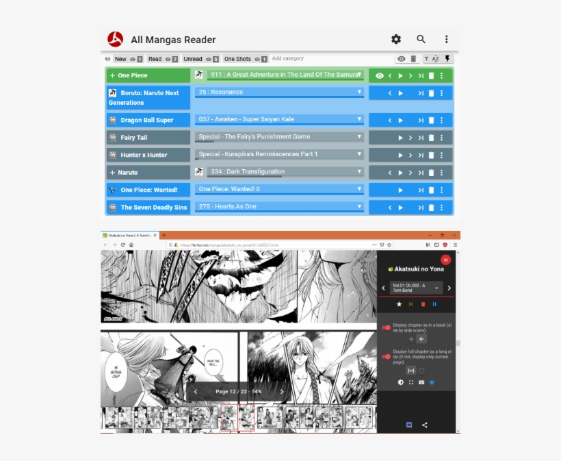 All Mangas Reader In Action - Manga, transparent png #6042902