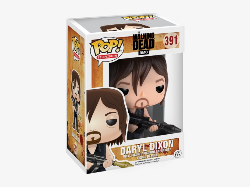 Walking Dead Daryl Pop Vinyl, transparent png #6043224